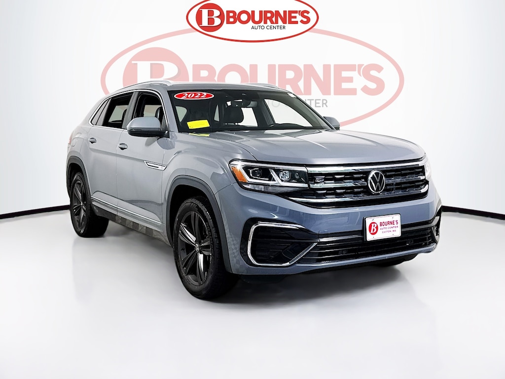 Used 2022 Volkswagen Atlas Cross Sport 2.0T SEL R-Line 4MOTION w/Navigation,Leather,Pano Sunroof SUV