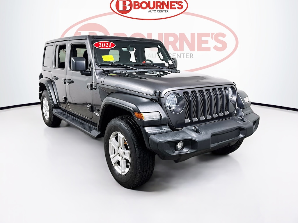 Used 2021 Jeep Wrangler Unlimited Sport S 4x4 w/Navigation,Heated Seats,Alpine Audio SUV