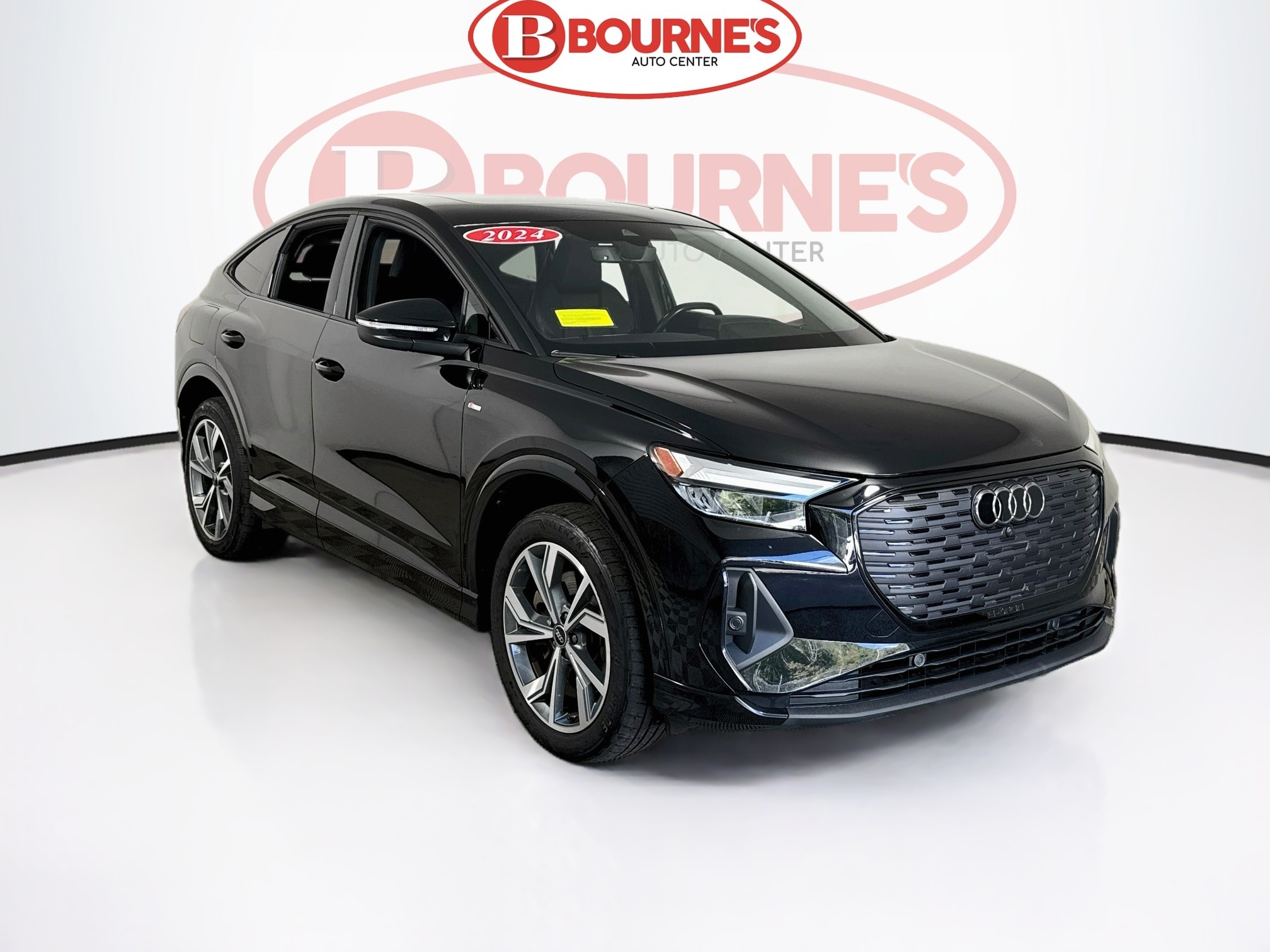 Mythos Black Metallic 2024 Audi Q4 e-tron Sportback Sedan All-Wheel Drive Automatic