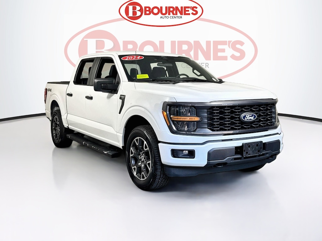 Used 2024 Ford F-150 SuperCrew STX 4WD w/Navigation,Android & Apple Carplay Truck SuperCrew Cab
