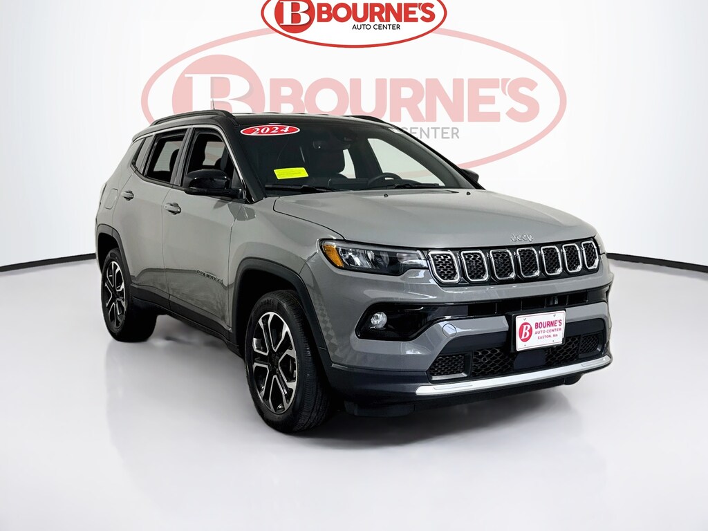 Used 2024 Jeep Compass Limited 4x4 w/Heated Leather & Steering Wheel SUV