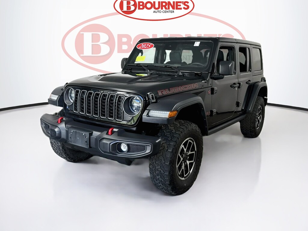 Used 2025 Jeep Wrangler Rubicon 4x4 w/Android Auto & Apple Carplay SUV
