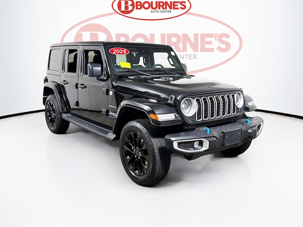 Used 2024 Jeep Wrangler 4xe Sahara 4x4 w/Navigation,Heated Leather,Alpine Audio SUV