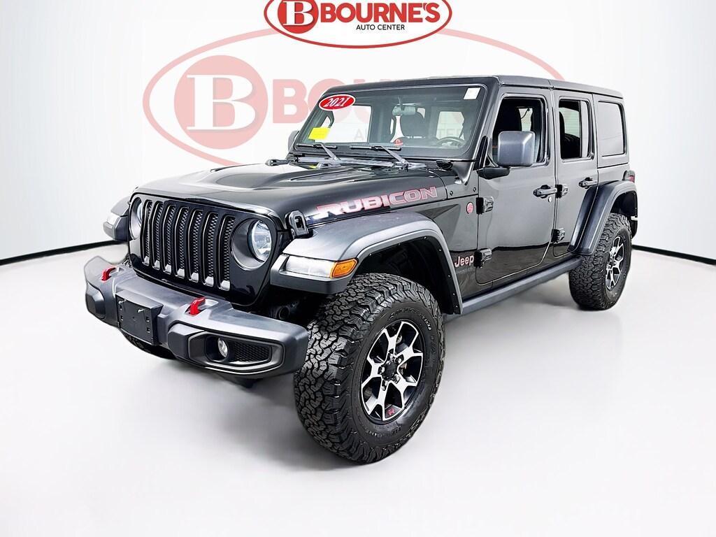 Used 2021 Jeep Wrangler Unlimited Rubicon 4x4 w/Android Auto & Apple Carplay SUV