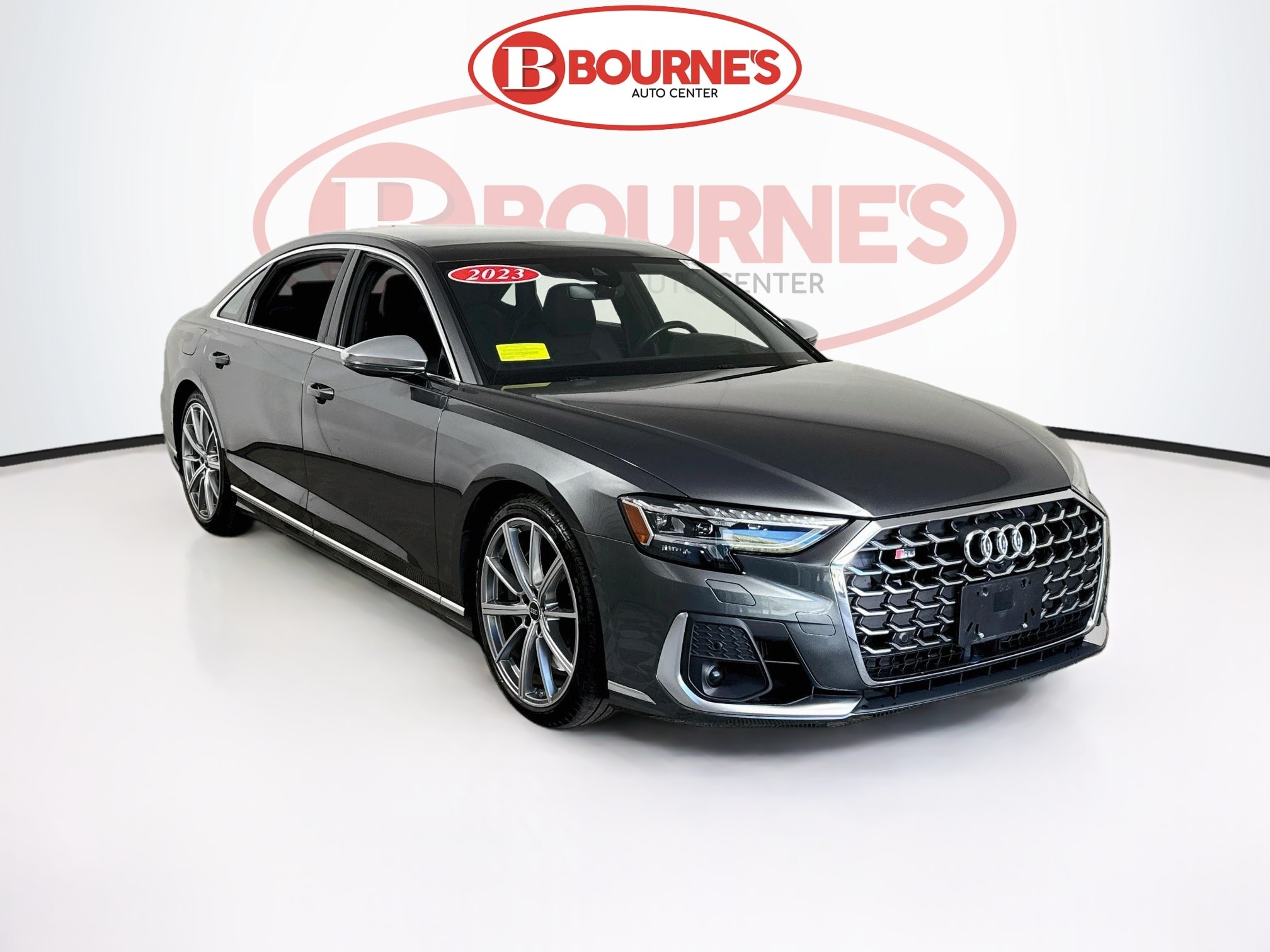 Daytona Gray Pearl 2023 Audi S8 Sedan All-Wheel Drive Automatic