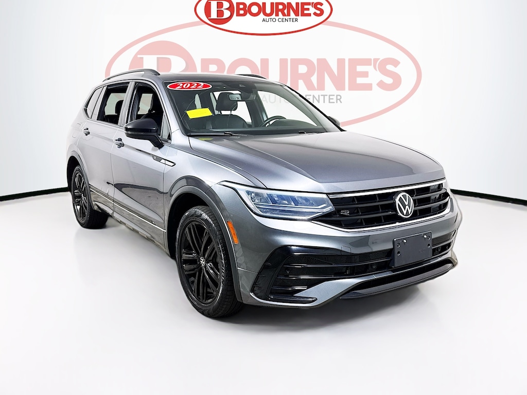 Used 2022 Volkswagen Tiguan 2.0T SE R-Line Black 4MOTION w/Heated Leather,Pano Sunroof SUV