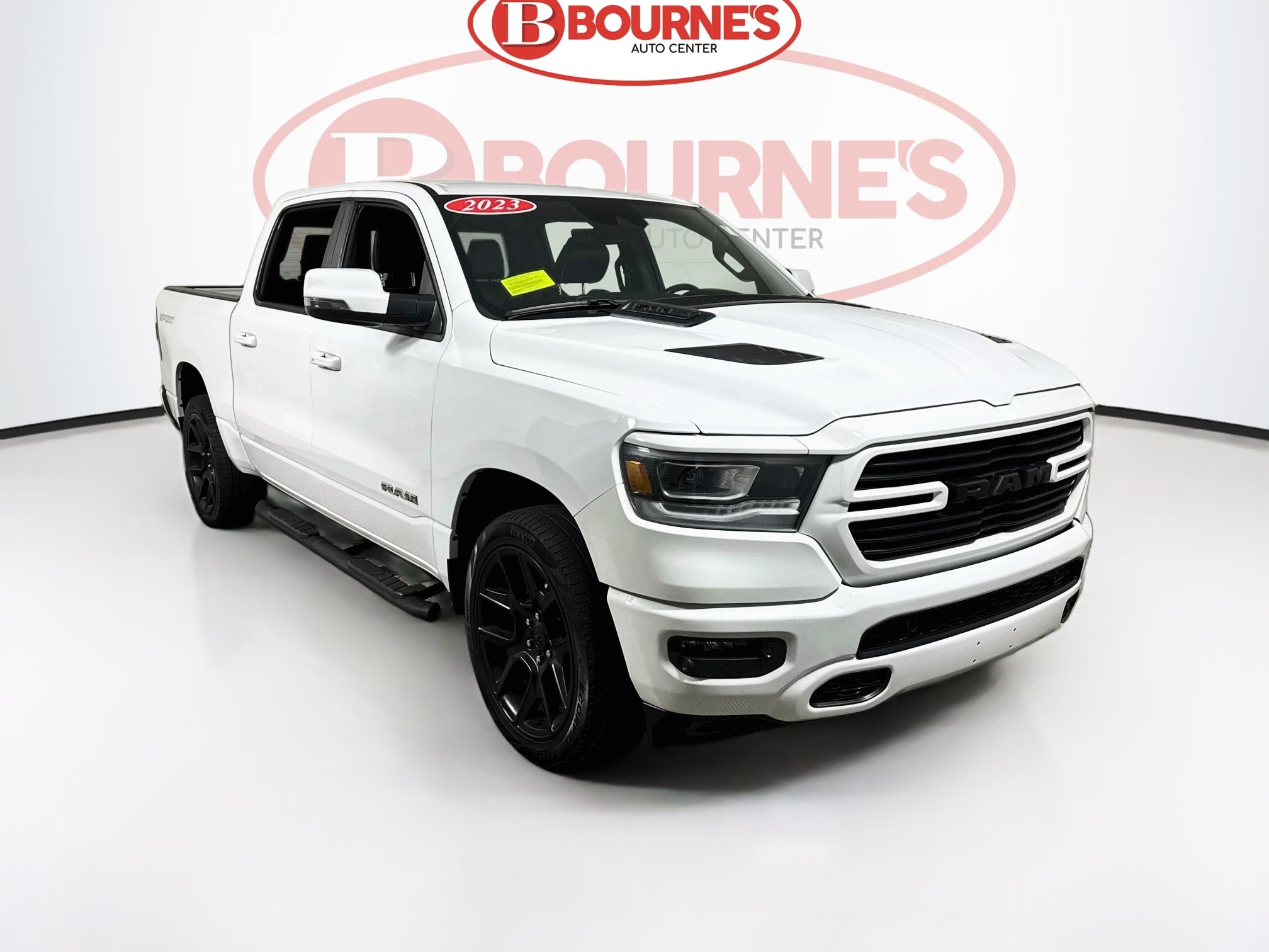 Bright White 2023 RAM 1500 Pickup Truck Four-Wheel Drive Automatic