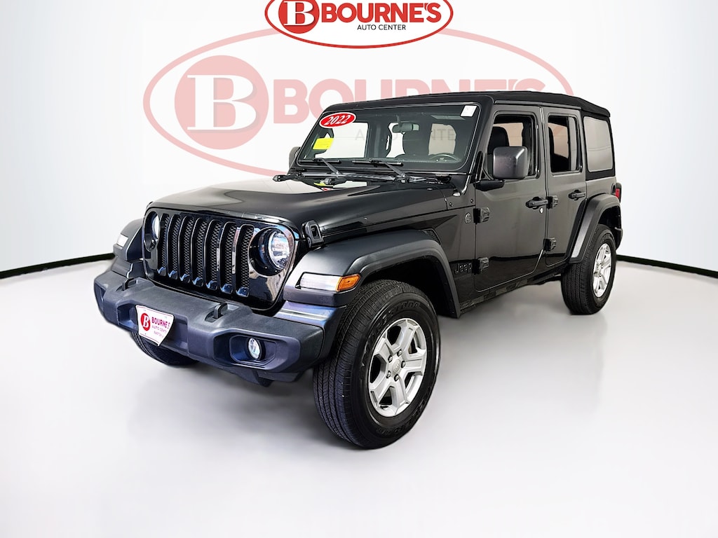 Used 2022 Jeep Wrangler Unlimited Sport S 4x4 w/Android Auto & Apple Carplay SUV