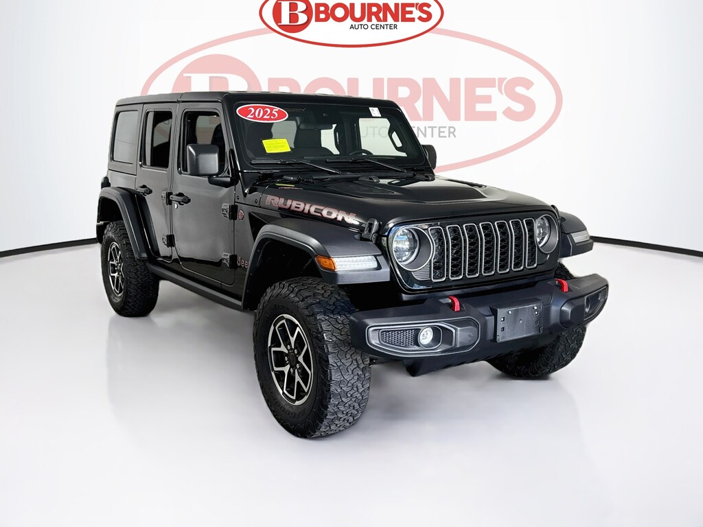Used 2025 Jeep Wrangler Rubicon 4x4 w/Android Auto & Apple Carplay SUV