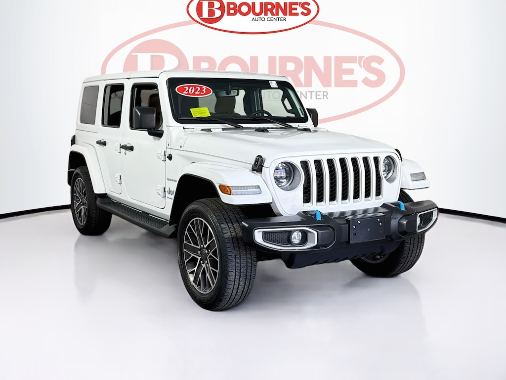 Used 2023 Jeep Wrangler 4xe Sahara 4x4 w/Navigation,Heated Leather SUV