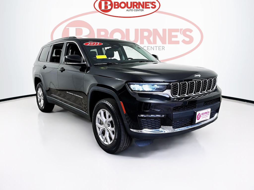 Used 2022 Jeep Grand Cherokee L Limited 4x4 w/Navigation,Leather, Pano Sunroof SUV