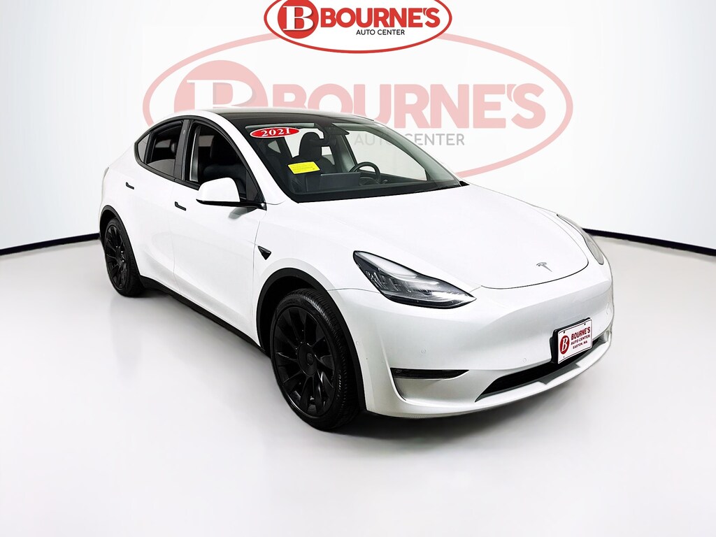 Used 2021 Tesla Model Y Long Range AWD w/AutoPilot,Navigation,Leather SUV