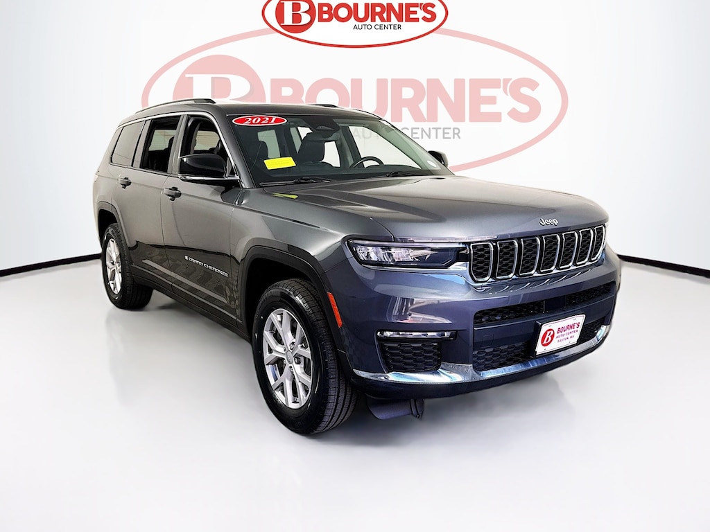 Used 2021 Jeep Grand Cherokee L Limited 4x4 w/Navigation,Leather,Pano Sunroof SUV