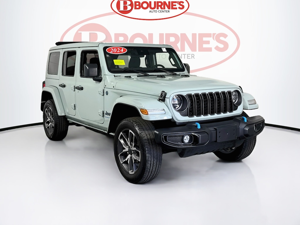 Used 2024 Jeep Wrangler 4xe Sport S 4x4 w/Sky 1-touch,Heated Seats SUV