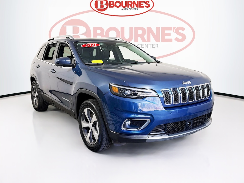 Used 2021 Jeep Cherokee Limited 4x4 w/Heated Leather,Pano Sunroof SUV