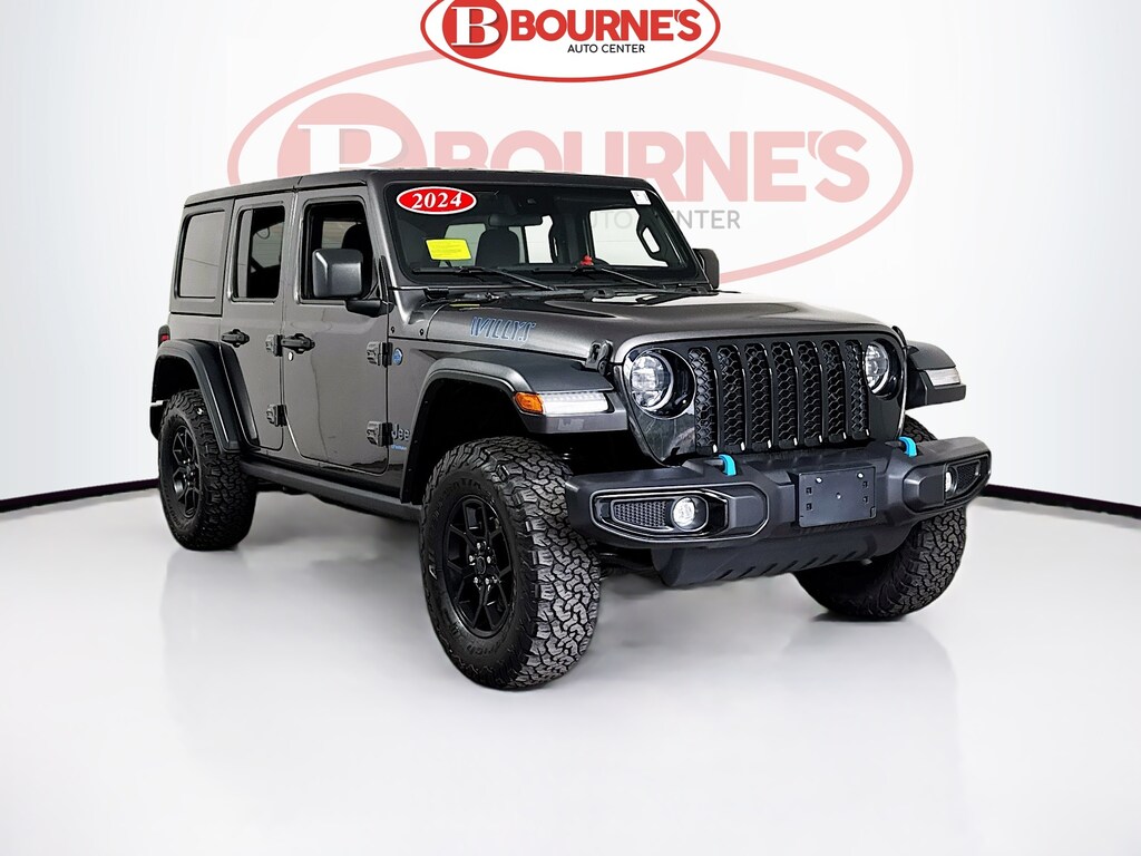 Used 2024 Jeep Wrangler 4xe Willys 4x4 w/Android Auto & Apple Carplay SUV