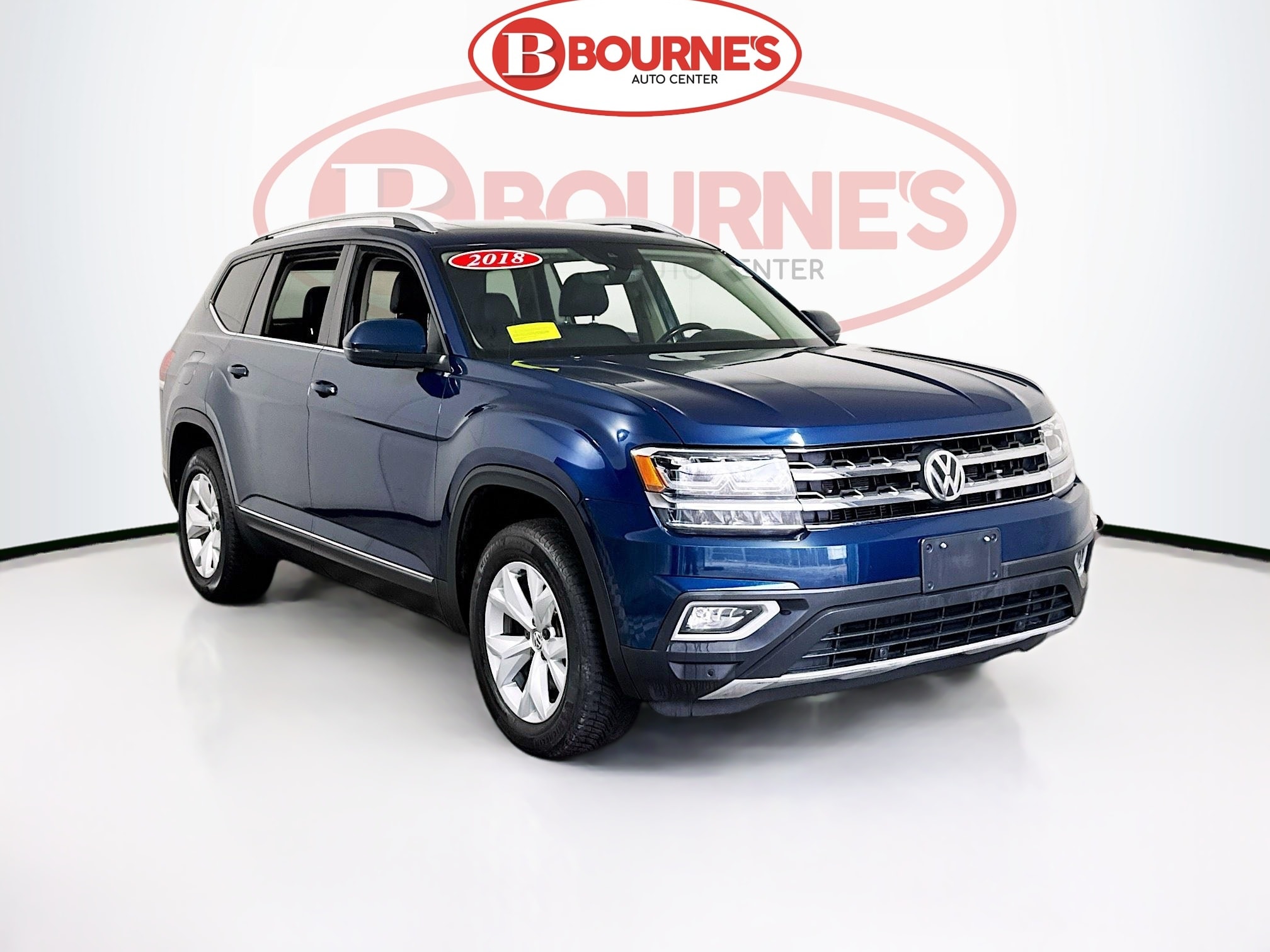 Tourmaline Blue Metallic 2018 Volkswagen Atlas SEL 4Motion SUV / Crossover All-Wheel Drive Automatic