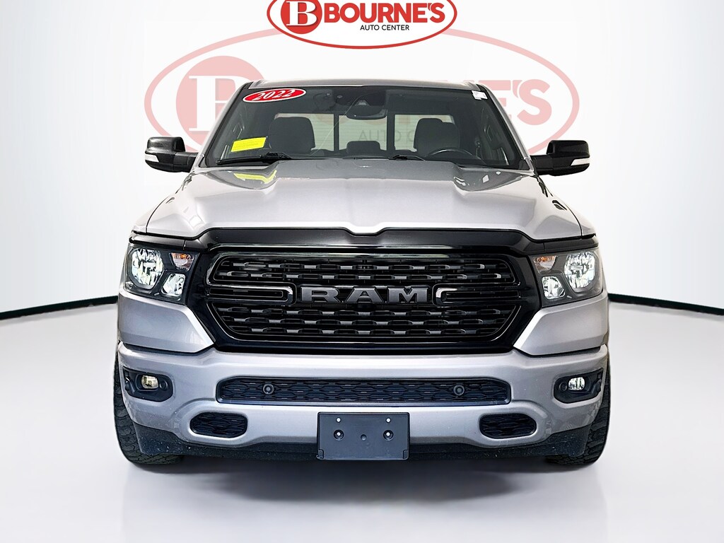 Used 2022 Ram 1500 Quad Cab Big Horn Lvl 2 Night Edition 4WD w/5.7L Hemi,Snow Plow Prep Pkg,Heated Seats Truck Quad Cab