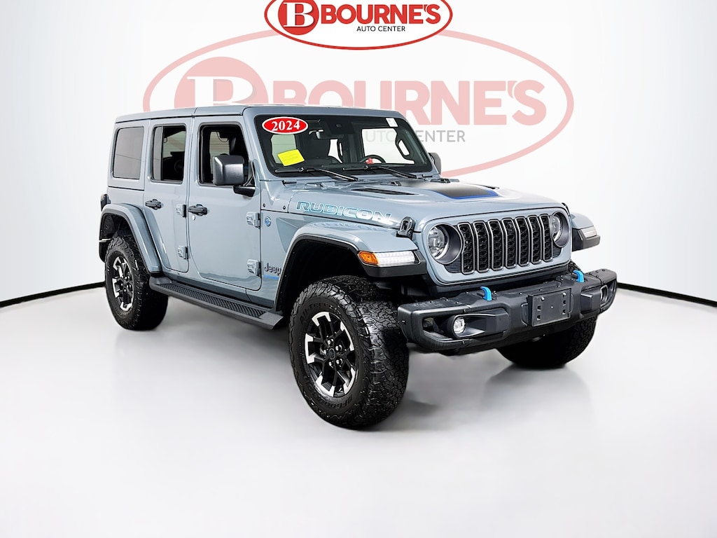 Used 2024 Jeep Wrangler 4xe Rubicon 4x4 w/Navigation,Heated Leather SUV