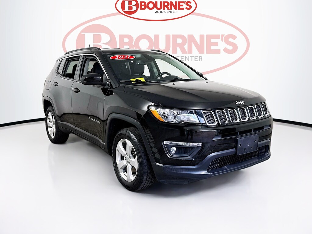 Used 2021 Jeep Compass Latitude 4x4 w/Heated Leather & Wheel SUV
