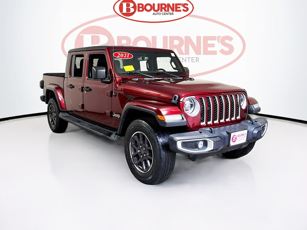 Used 2021 Jeep Gladiator Overland 4x4 w/Navigation,Heated Leather Truck Crew Cab