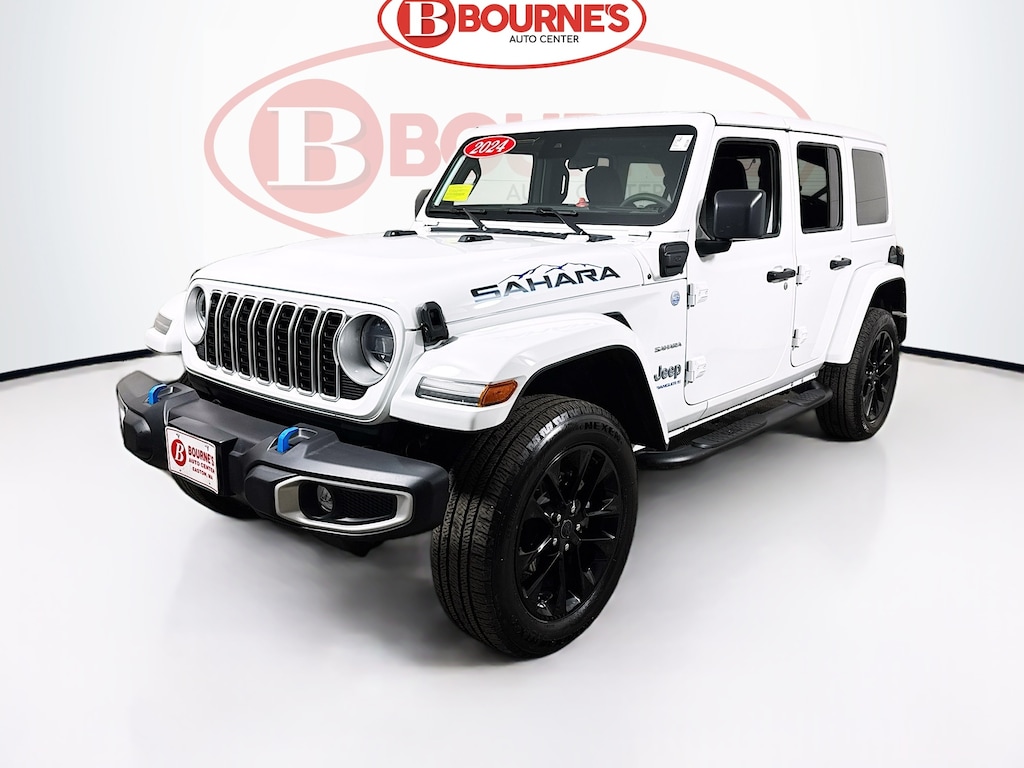 Used 2024 Jeep Wrangler 4xe Sahara 4x4 w/Heated Seats & Steering Wheel SUV