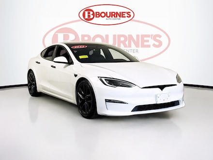 2022 Tesla Model S AWD w/Steering Yoke,Autopilot,Nav,Leather Hatchback