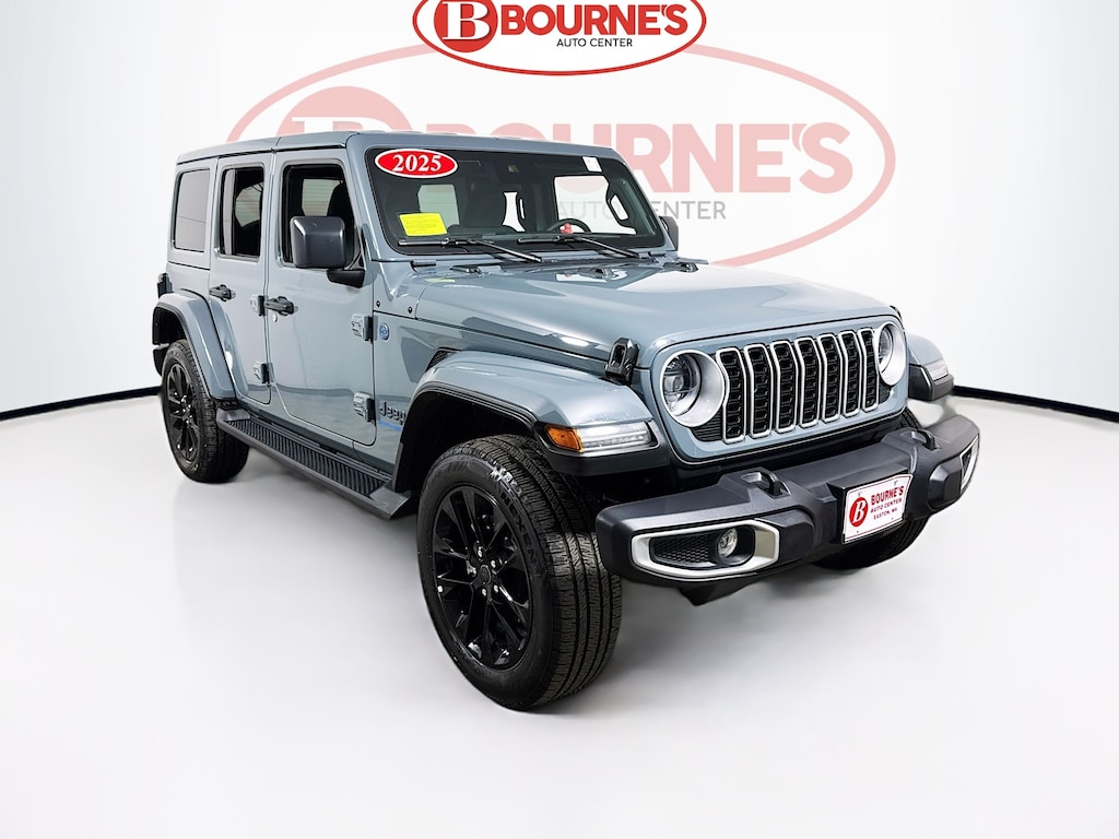 Used 2025 Jeep Wrangler 4xe Sahara 4x4 w/Heated Leather & Steering Wheel SUV