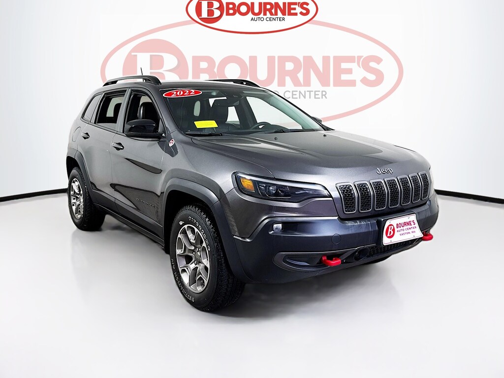 Used 2022 Jeep Cherokee Trailhawk 4x4 w/Heated Seats,Android&Apple Carplay SUV