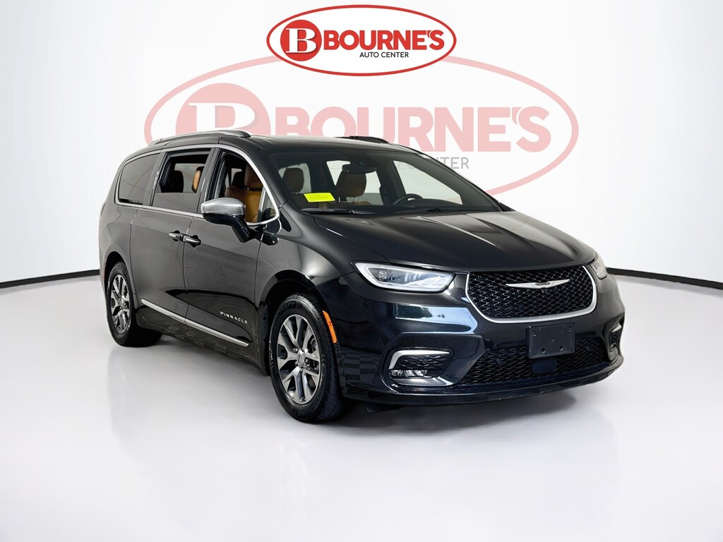 Used 2023 Chrysler Pacifica Plug-In Hybrid Pinnacle w/Navigation,Leather,Pano Sunroof Van Passenger Van