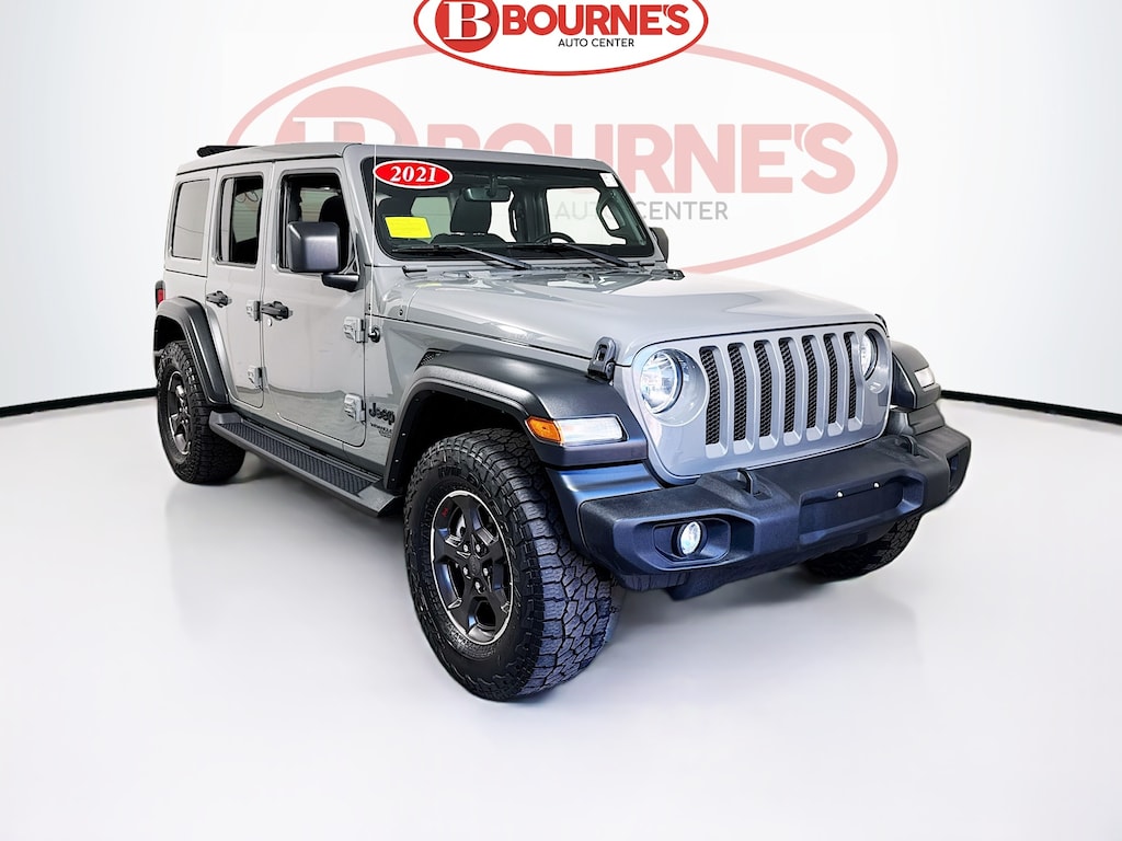 Used 2021 Jeep Wrangler Unlimited Sport S 4x4 w/Sky 1-Touch,Navi,Heated Seats & Wheel SUV