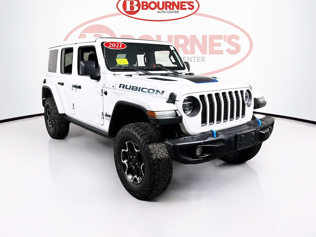 Used 2021 Jeep Wrangler 4xe Rubicon 4x4 w/Sky 1-Touch,Navigation,Heated Leather SUV