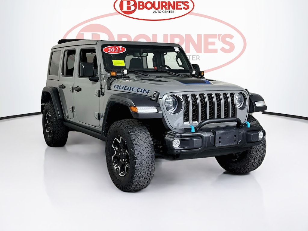 Used 2023 Jeep Wrangler 4xe Rubicon 4x4 w/Sky 1-Touch,Navigation,Leather SUV