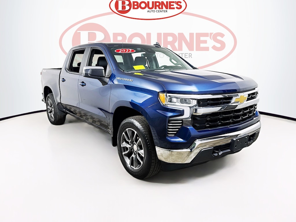 Used 2022 Chevrolet Silverado 1500 Crew Cab LT 4WD w/Heated Seats,Android & Apple Carplay Truck Crew Cab