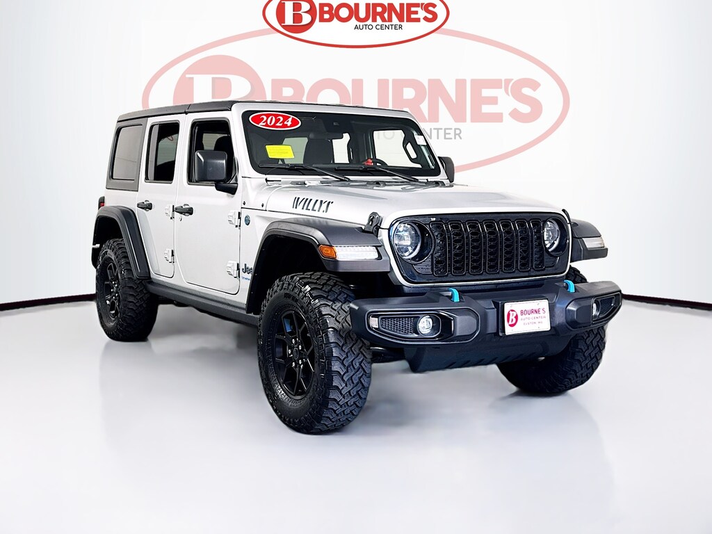 Used 2024 Jeep Wrangler 4xe Willys 4x4 w/Android Auto & Apple Carplay SUV