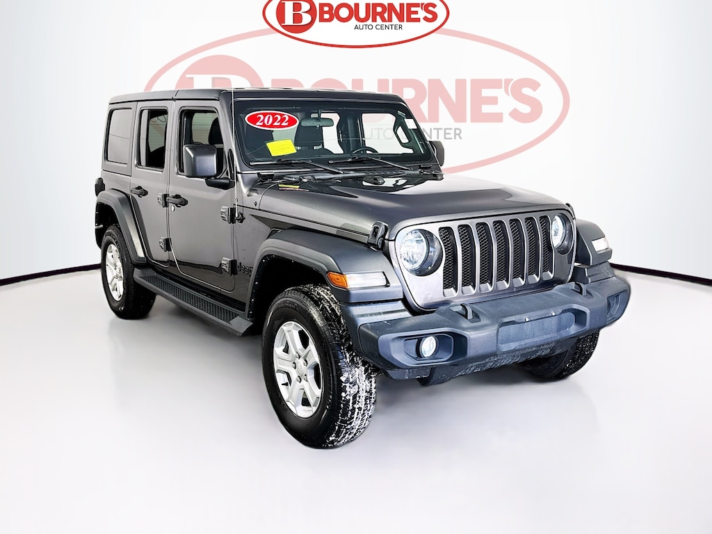 Used 2022 Jeep Wrangler Unlimited Sport S 4x4 w/Conv,Cold,&Safety Pkgs. SUV