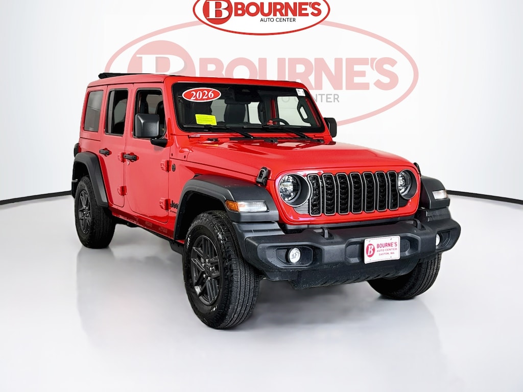 Used 2026 Jeep Wrangler Sport S 4x4 w/Sky 1-touch,3.6L V6,Heated Seats SUV