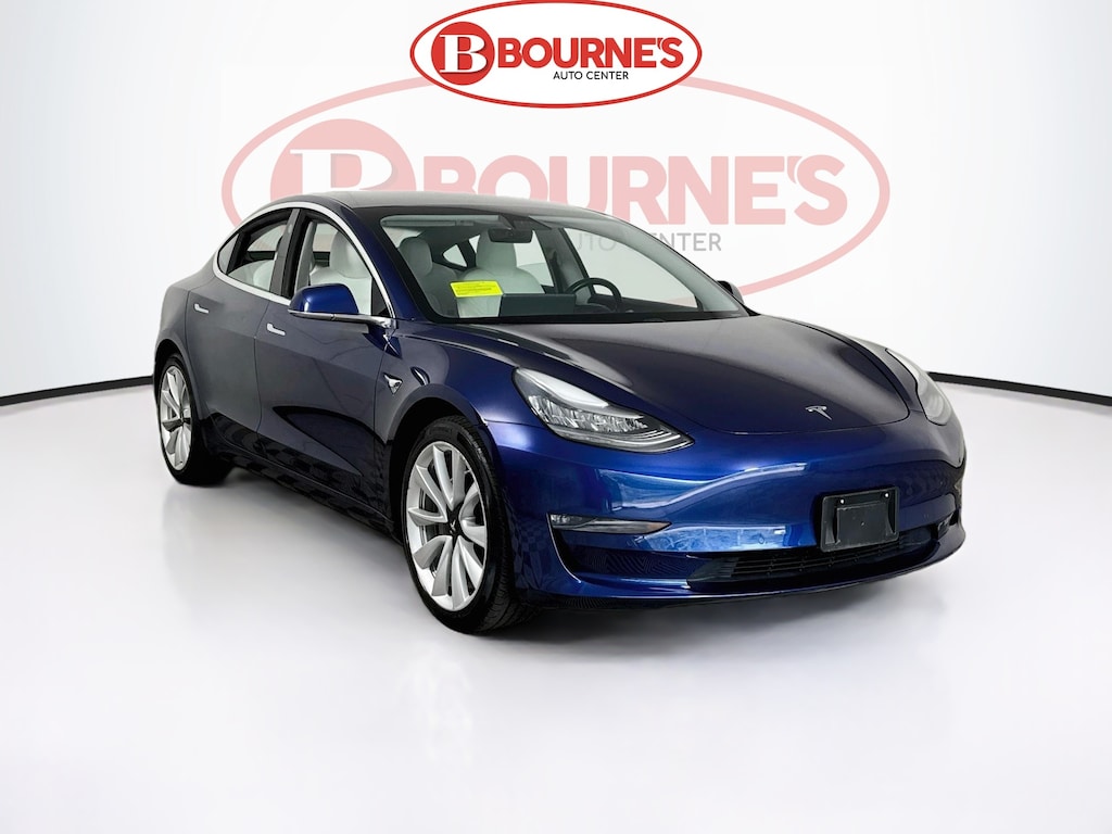 Used 2019 Tesla Model 3 Long Range AWD w/AutoPilot,Navigation,Leather Sedan