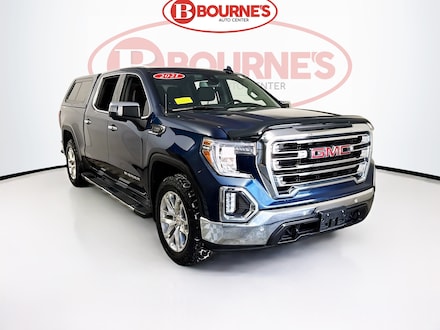 2021 GMC Sierra 1500 Crew Cab SLT 4WD w/3.0L Diesel,Leather,Sunroof,Bose Audio Truck Crew Cab