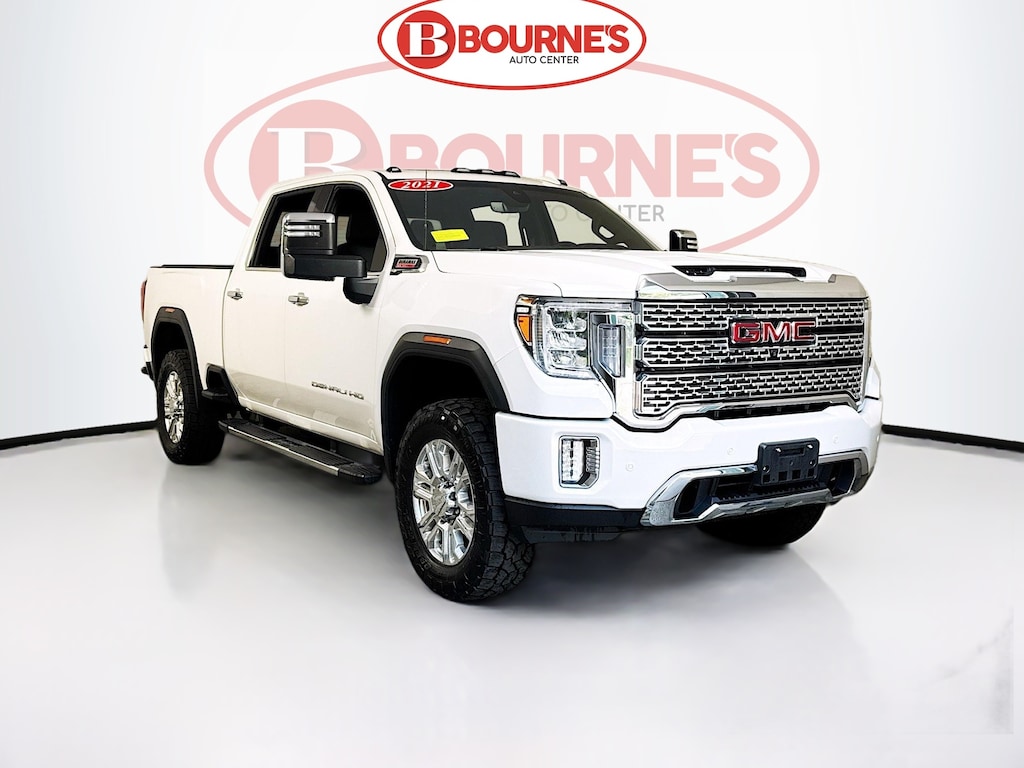 Used 2021 GMC Sierra 2500HD Crew Cab Duramax Denali Ultimate 4WD w/Navigation,Leather,Sunroof Truck Crew Cab