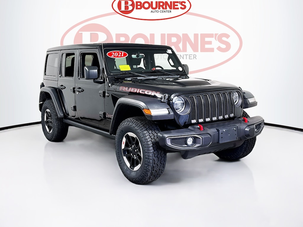 Used 2021 Jeep Wrangler Unlimited Rubicon 4x4 w/Sky One-Touch,Nav,Heated Leather SUV