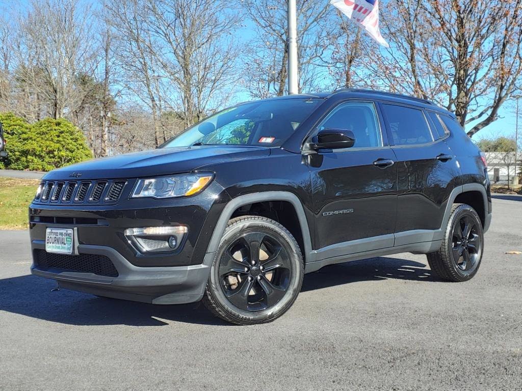 Used 2018 Jeep Compass Altitude with VIN 3C4NJDBB3JT453557 for sale in Portsmouth, NH