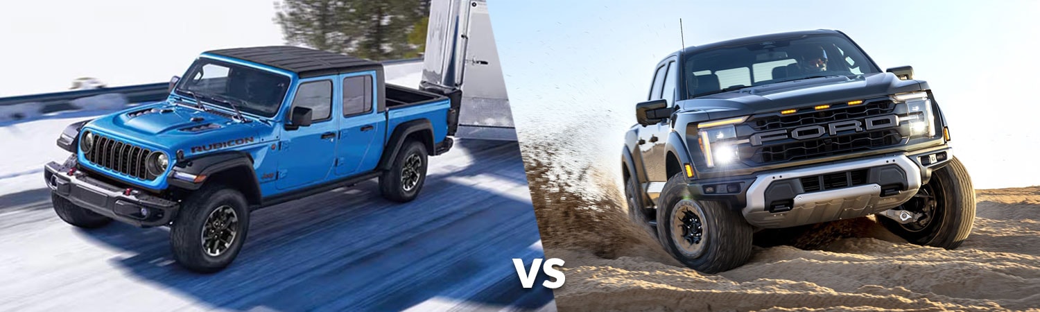 2025 Jeep Gladiator vs 2025 Ford Raptor