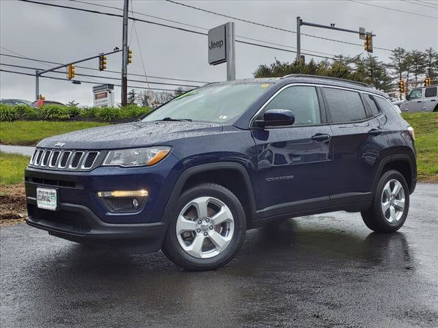 Certified 2021 Jeep Compass Latitude with VIN 3C4NJDBB3MT568910 for sale in Portsmouth, NH