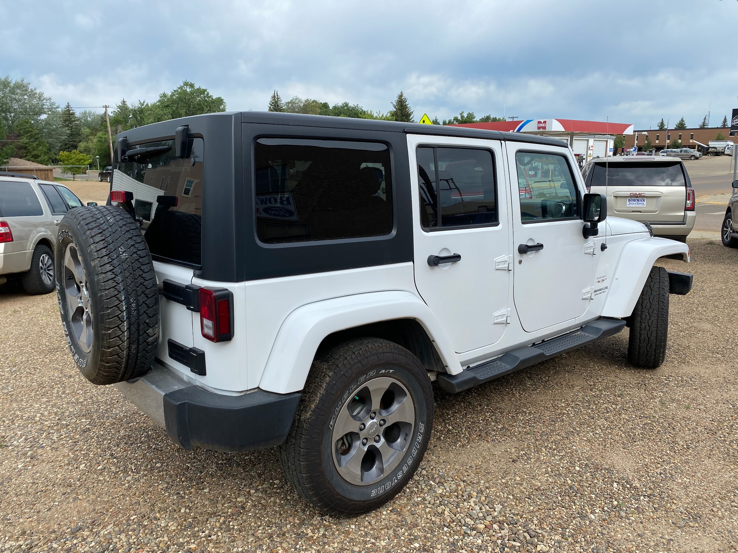 Used 2017 Jeep Wrangler Unlimited Sahara with VIN 1C4BJWEG3HL579591 for sale in Bowman, ND