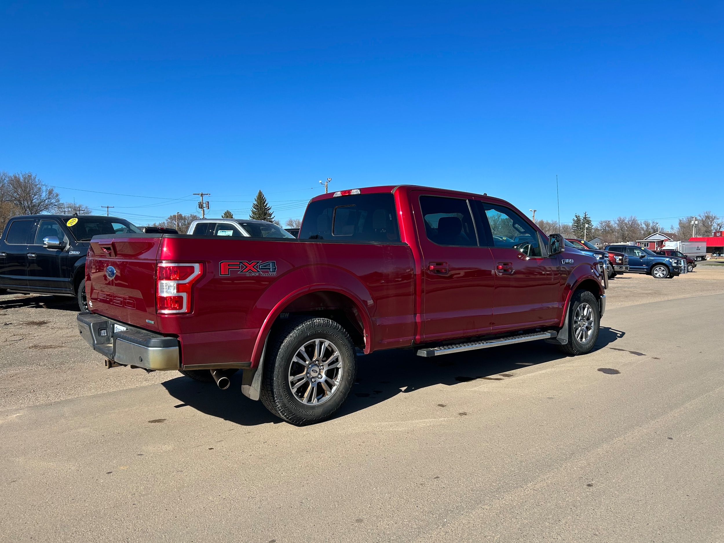 Used 2019 Ford F-150 Lariat with VIN 1FTFW1E43KFC56563 for sale in Bowman, ND