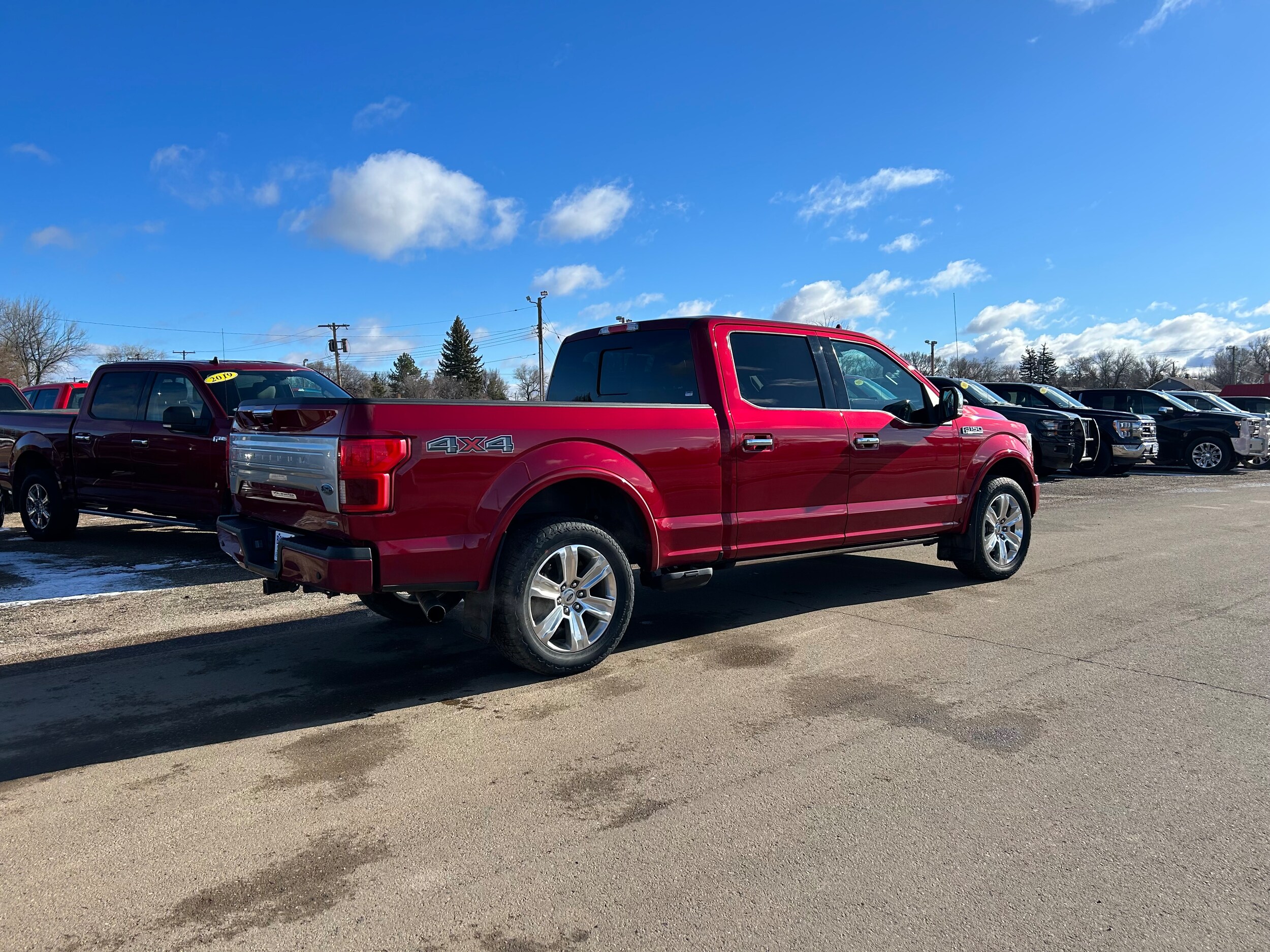 Used 2019 Ford F-150 Platinum with VIN 1FTFW1E45KFB04171 for sale in Bowman, ND