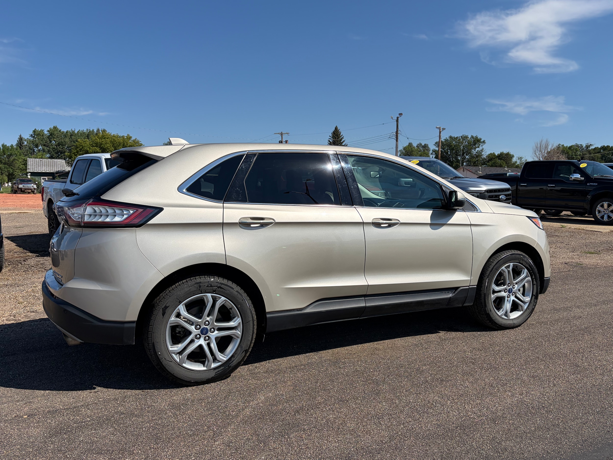 Used 2017 Ford Edge Titanium with VIN 2FMPK4K99HBB21675 for sale in Bowman, ND