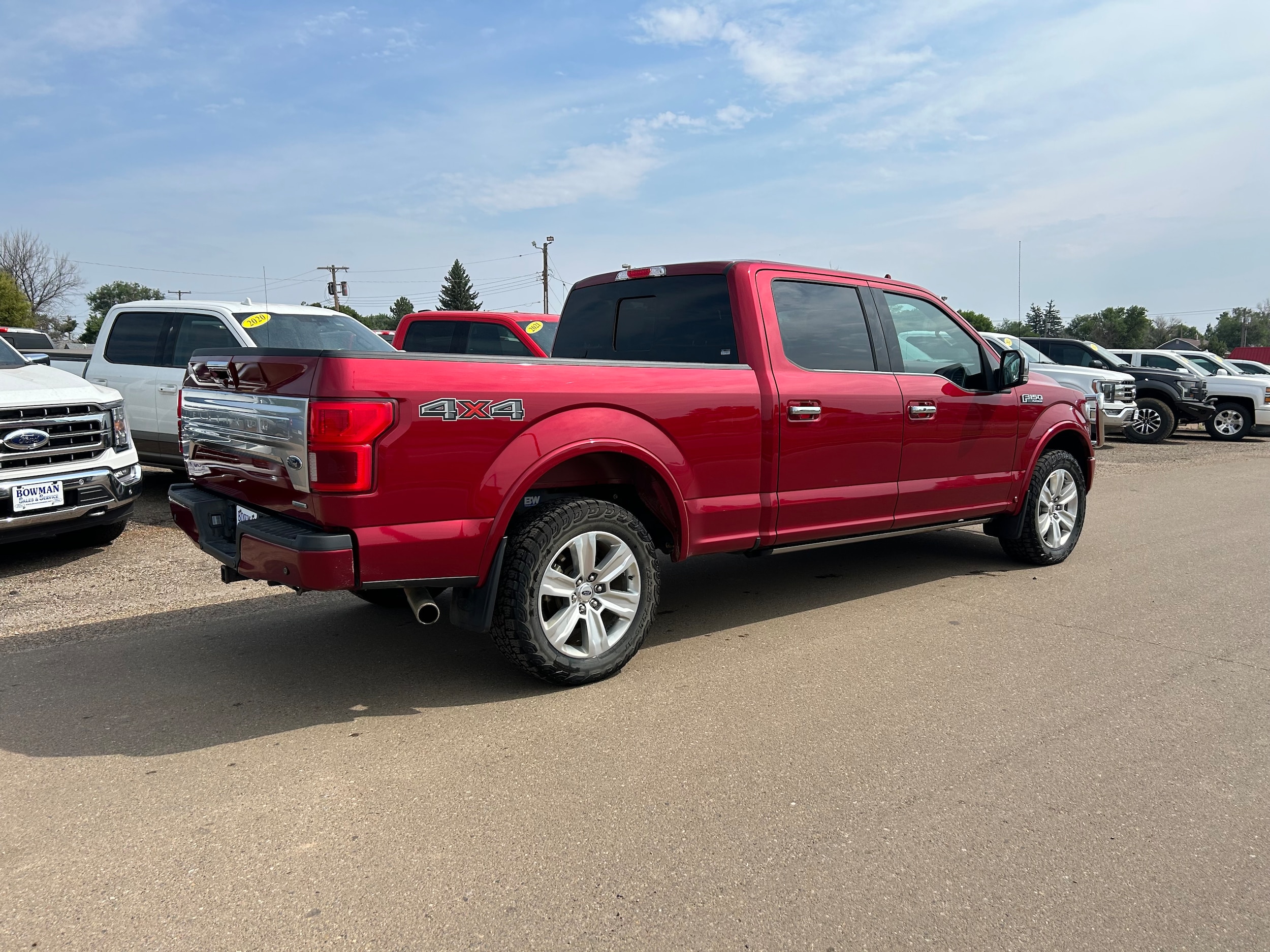 Used 2019 Ford F-150 Platinum with VIN 1FTFW1E46KFB63388 for sale in Bowman, ND