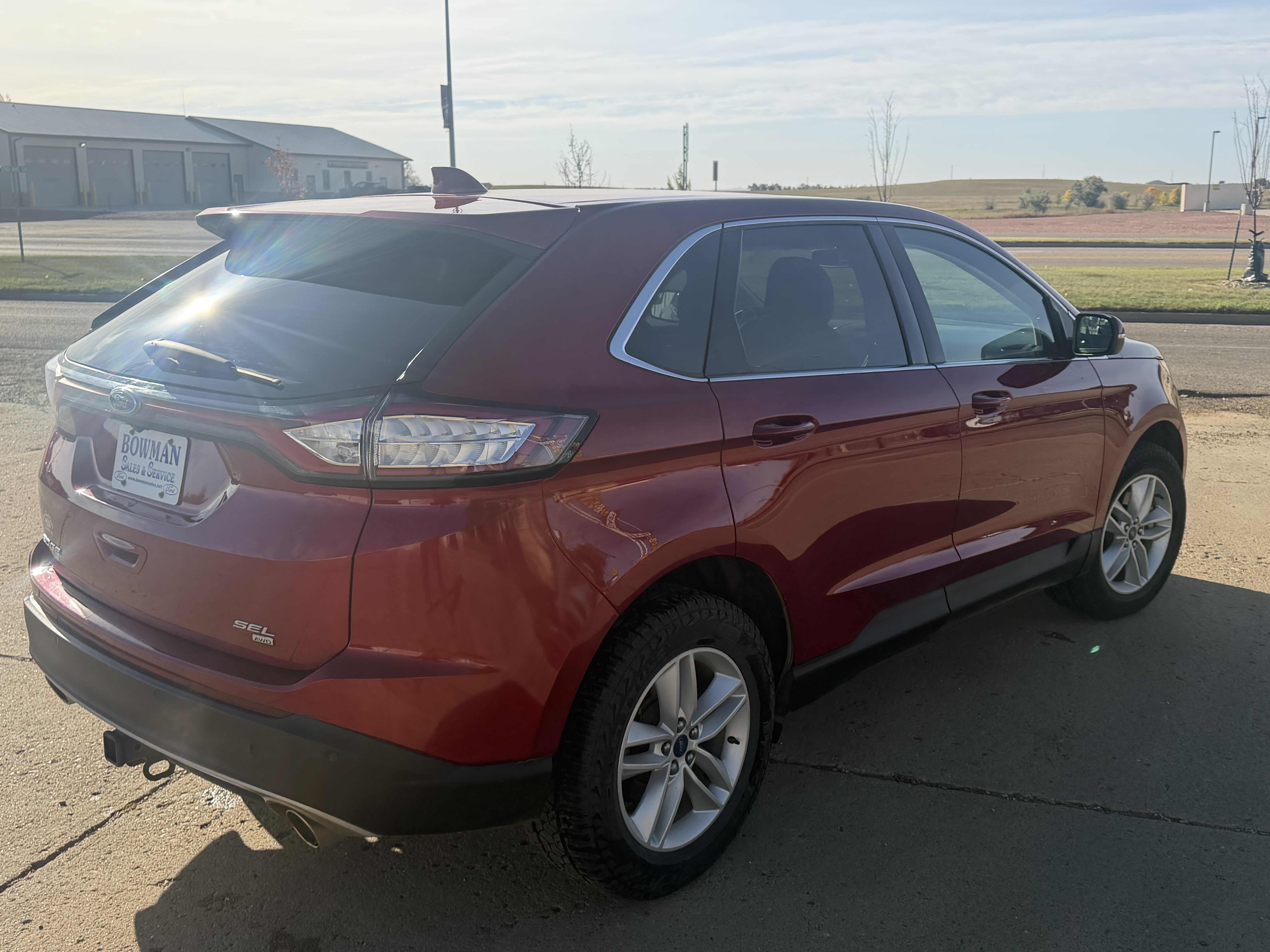 Used 2018 Ford Edge SEL with VIN 2FMPK4J87JBB59324 for sale in Bowman, ND